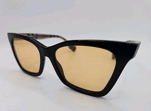 NEW Burberry Elsa Cat Eye Sunglasses B4346 53-17-140 Brown Lenses, Black Frame - Picture 1 of 11