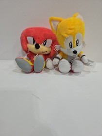 Sonic The Hedgehog Tails 9" Plush Buddy Toy Stuffed Animal 2023 Lot Of 2