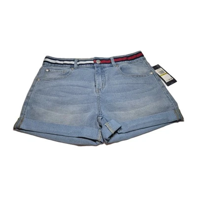 Pantalones Cortos Tommy Hilfiger Niñas Talla 14 Azul Denim Banda de Residuos Ajustable Nuevo con Etiquetas 37 Foto 1 de 4
