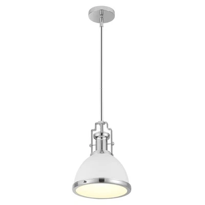 JYL9535C Homer 10" 1-Light Modern Industrial Iron LED Dome Pendant, Bohemian,... - Image 1 of 4