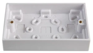 VOLEX ACCESSORIES - Boîte de répartition 2 Gang, 29mm Blanche - Afbeelding 1 van 1