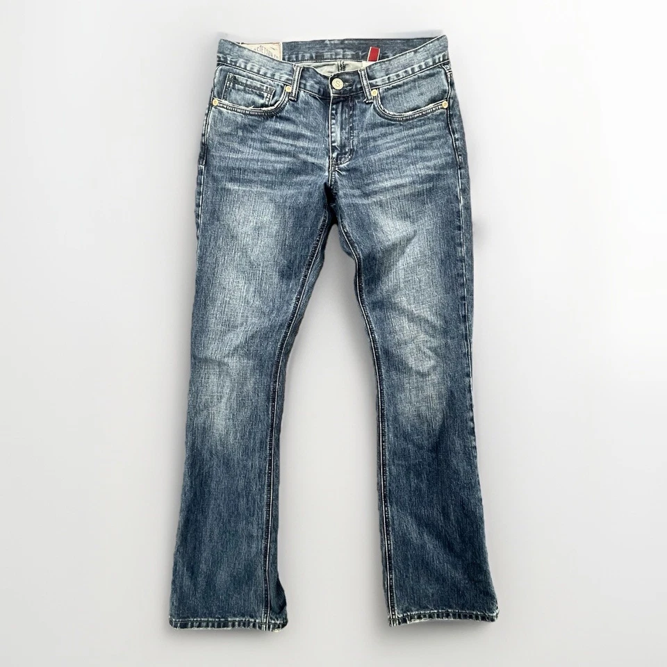 John B Stetson 1014 Rocker Fit Boot Leg Blue Jeans Mens 32x34 Western Cowboy - Image 1 of 4