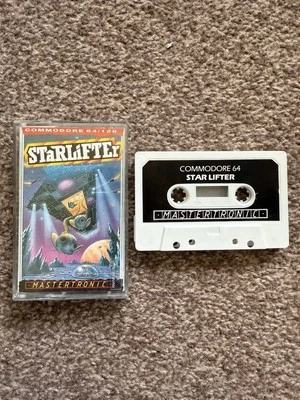 Starlifter - Commodore 64 (1987) game tested vgc  - Image 1 of 4