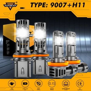 For Nissan Frontier 2005-2024 AUXBEAM Canbus LED Headlight Fog Bulb Yellow White - Picture 1 of 12