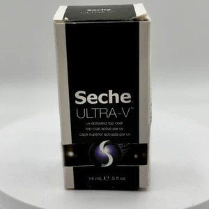 New in Box Seche Ultra-V UV Activated Gel Top Coat Nail Polish - Picture 1 of 4
