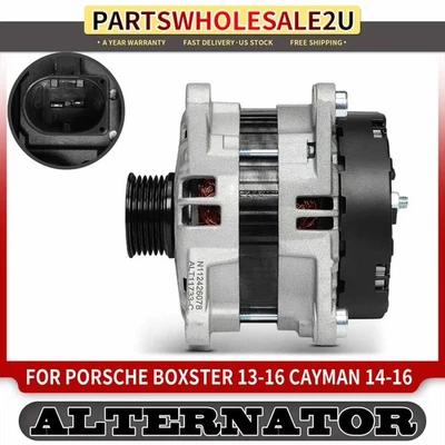 14V Alternator for Porsche Boxster 13-16 Cayman 14-16 H6 2.7L 150A CW 6-Groove - Image 1 of 4