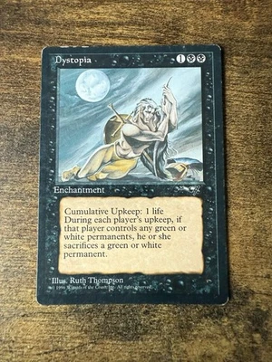 Dystopia Alliances MTG 1996 Rare Heavily Played - Image 1 of 2