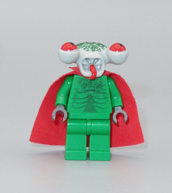 LEGO Space Police Squidman alien green w/ cape minifigure 5969 5980