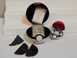 Pokémon Poliwhirl 23k Gold Plated Trading Card Pokeball Burger King COA - Picture 1 of 9
