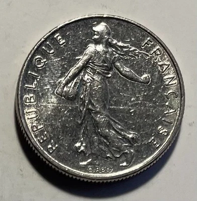 France 1/2 Franc 1984 - the Sower - Image 1 of 3