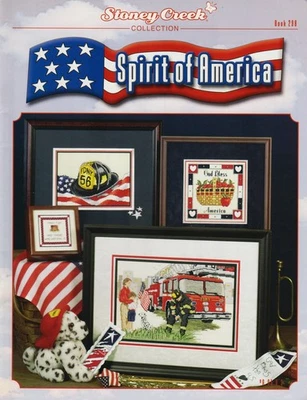 Spirit of America BK298 by Stoney Creek cross stitch pattern - Image 1 of 2