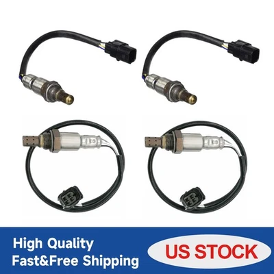 4Pcs Up+Down Oxygen Sensor For 2009-2014 Acura TL 3.5L 2010-2013 MDX ZDX 3.7L - Imagem 1 de 4