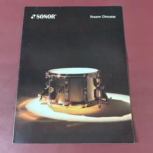 Vintage SONOR Snare Drums Catalog - KORG USA - Jack DeJohnette, Steve Smith🌸 - Picture 1 of 1