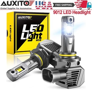 AUXITO Super Bright 9012 LED Headlight Kit Hi Low Beam Bulbs 55000LM 6500K White - Imagen 1 de 25