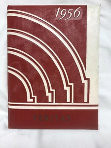 1956 Aquin HIGH SCHOOL YEARBOOK FREEPORT, ILLINOIS Veritas - Picture 1 of 12