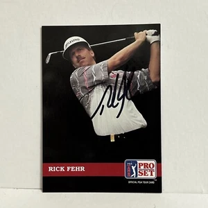 G11 Rick Fehr #120 1992 Pro Set PGA Golf Tour Autographed Signed Auto Card - Picture 1 of 4
