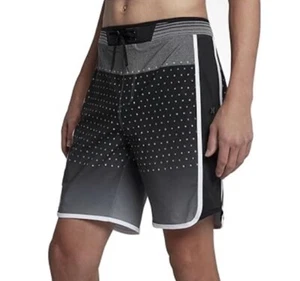 Hurley Men's Phantom Hyperweave Motion Board Shorts Black Dots 890782 Size 31 - Picture 1 of 8