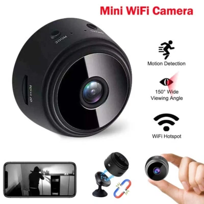 Mini Telecamera SPIA Wifi 1080P HD IP Telecamera Microcamera Magnetica Video - Immagine 1 di 4