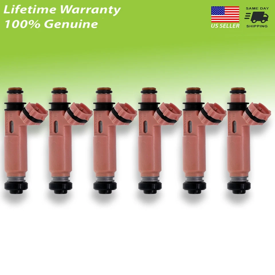 Inyector de combustible X6 OEM Denso Toyota Camry 2002-2006 3,0 L 3,3 L V6 23250-20030 Foto 1 de 1