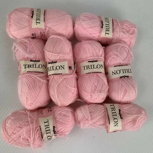 8 Skeins New Hayfield Trilon Nylon Yarn Fingering 3 Ply Baby Sock Made England - Picture 1 of 10