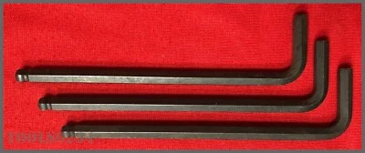 18216 Eklind 1/4" Long Arm Ball End Hex Key Lot of 3 - Image 1 of 4