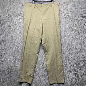 Club Room Pants Mens 36 T 36 Khaki Tan Flat Front Casual 012169 - Picture 1 of 7