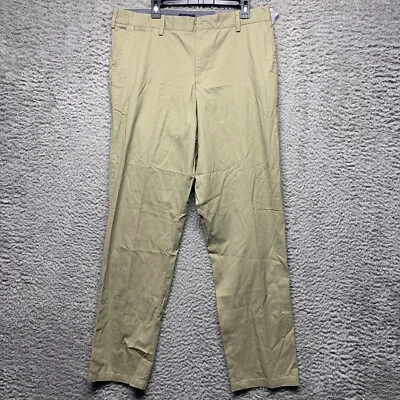 Club Room Pants Mens 36 T 36 Khaki Tan Flat Front Casual 012169 - Image 1 of 4