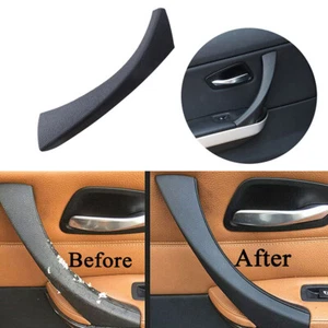 Para BMW E90 328i 325i Lado Derecho Coche Panel Puerta Exterior Manija Tirar Borde Cubierta - Imagen 1 de 9