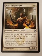 Auriok Edgewright Scars Of Mirrodin Mtg Card Mint Condition