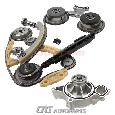 Timing Chain Kit VVT Gears & Water Pump Fits 06-12 Chevrolet Saturn 2.0L 2.4L Foto 1 de 4