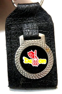 Dodge Demon Leather Auto Keychain Historical Pocket for Meter Coin Vintage - Picture 1 of 3