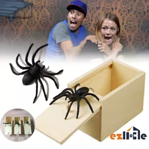 Halloween Toys Prank Spider Scare Box Hidden in Case Trick Play Joke Scare Box - Picture 1 of 12