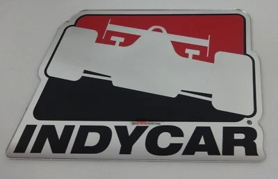 INDYCAR Series Logo Chrome Auto Badge Decal - Image 1 of 4