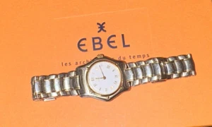 Ebel 1911 Women's Watch 1 1/16in Steel /750 Gold Pearl Diamonds Rarity 188901 - Picture 1 of 14