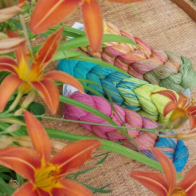 84,50€/kg 200g Handgefärbt Farbverlauf PALETTE Katia 100% Baumwolle 800m / 200g - Bild 1 von 2