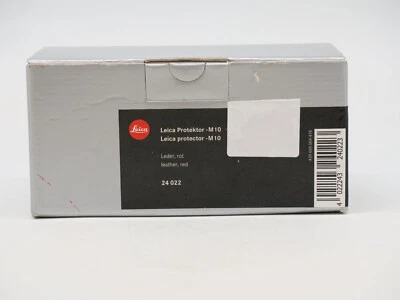 (open box new unit) Leica M10 Leather Protector (Red) 24022 - Image 1 of 4