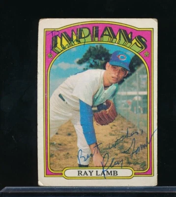 1972 Topps Ray Lamb #422 signed auto autograph GD condition very tough - Image 1 of 2