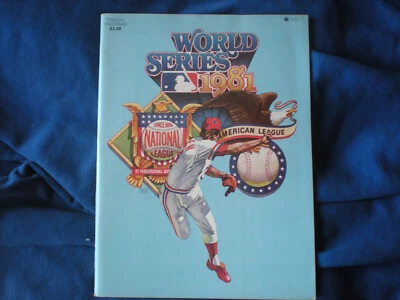 1981 WORLD SERIES YANKEES DODGERS  YANKEE STADIUM  PROGRAM - Image 1 of 2