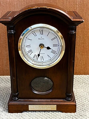 BULOVA /DALTON Westminster Pendulum Clock With 'Biblical Inscription Model B7466 - Image 1 of 4