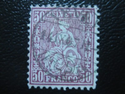 Schweiz Mi.-Nr. 35 gest., gepr. FRANZ (DDR-Prüfer) (-eg) - Bild 1 von 2