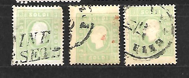 AUSTRIA LOMBARDY Sc 9 BY 3 USED SHADES FVF - Image 1 of 1