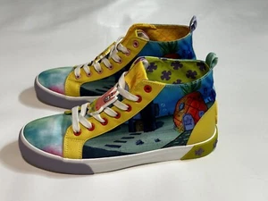 Bob Esponja Pantalones Cuadrados Lona Top Alto Keds Tenis Para Hombre Talla 9.5 - Imagen 1 de 11