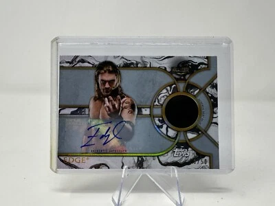 EDGE 2018 Topps Legends WWE Hall Of Fame Relic Auto /50 - Image 1 of 2