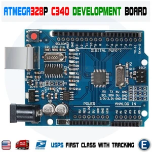 Placa de desarrollo microcontrolador USB ATmega328P CH340 compatible con Arduino - Imagen 1 de 7