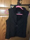 Faded Glory Full Zip Quilted Puffer Vest With Pockets Plus Size Small Black