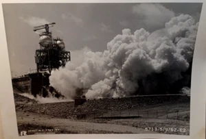 5/9/62 Rocket Test at Desert Station Rocketdyne Photographic Dept Photo JRR16 - Picture 1 of 5