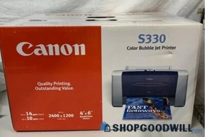 NUEVA impresora de inyección de tinta Canon S330 color burbuja caja abierta nunca usada - Imagen 1 de 3