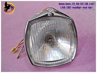 Headlight 6V. Honda Benly C92 CA92 CB92 C95 CA95 Light Lamp JAPAN **nan104** Foto 1 de 4