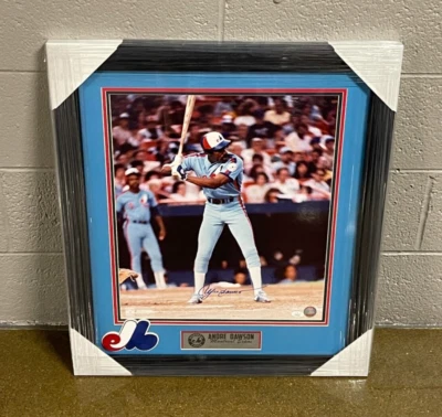 Andre Dawson Signed Montreal Expos Framed 11x14 Photo JSA COA - Image 1 of 3