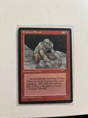 MTG Enslaved Scout - v2 Alliances Regular Common NM - Image 1 of 2